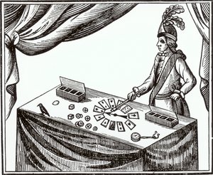 Lane, the Conjurer, Who Appeared at Bartholomew Fair in the Late 18th Century by English School